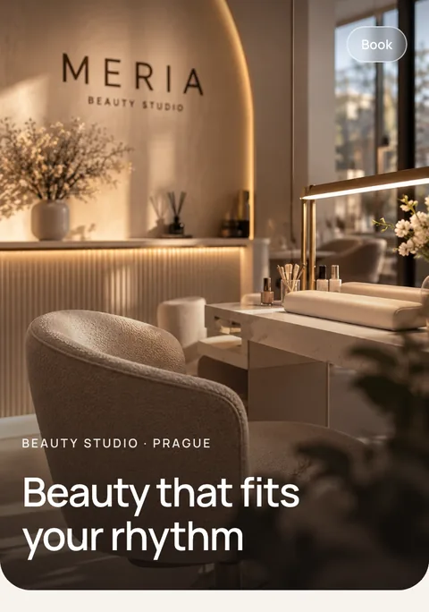 Website example: beauty salon